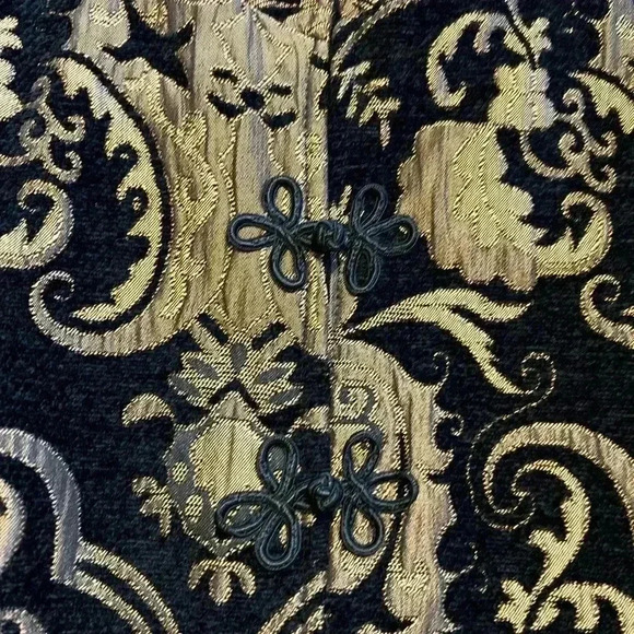 DB Sport Women’s Burn Out Velvet Oriental Asian Jacket 28 - Picture 3 of 4